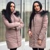 Женская куртка с капюшоном со съемным мехом