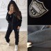 Теплый женский спортивный костюм трехнитка мех 