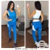 Костюм тройка лосины топ майка для занятий спортом