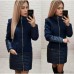 Утепленное кашемировое пальто со вставками плащевка Утепленное кашемировое пальто со вставками плащевка