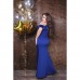 Вечернее в пол атлас шелк Батал 