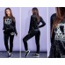 Спортивный костюм Корона бархат муар