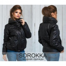 Курточка двойной воротник стойка Курточка двойной воротник стойка