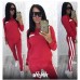 Спортивный костюм кофта и штаны с белыми лампасами 