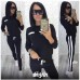 Спортивный костюм кофта и штаны с белыми лампасами 