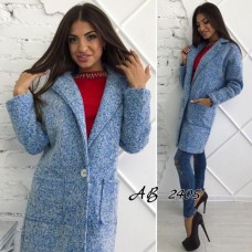 Женское пальто букле на подкладе Женское пальто букле на подкладе