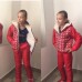 Зимний теплый костюм на девочку штаны  и куртка на овчине