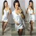Комплект Халат + ночнушка с кружевом 
