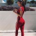 Летний спортивный костюм укороченная футболка и штаны высокая талия 