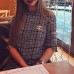 Твидовое платье в стиле Шанель