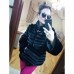 Шубка с муфтой Шиншилла стойка Большие размеры