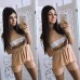 Костюм летний футболка и шорты с кружевом 2