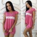 Костюм летний футболка и шорты с кружевом 2