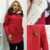 Парка женская на овчине Игрек Батал