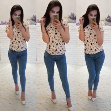 Джинсы Стразы Джинсы Стразы