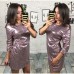 Блестящее нарядное коктейльное платье 