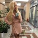 Костюм "Versace вязанный букле пиджак и юбка 