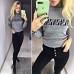 Теплые черные женские джинсы 