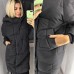 Женское теплое пальто с капюшоном утеплитель холлофайбер