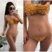 Стильный раздельный купальник люрекc