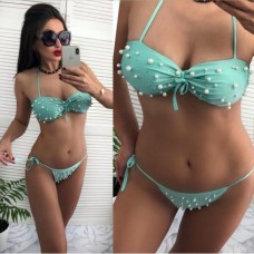 Стильный раздельный купальник люрекc Стильный раздельный купальник люрекc