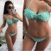 Стильный раздельный купальник люрекc