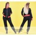 Спортивный костюм штаны и кофта на молнии без капюшона