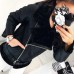 Женская короткая кожаная дубленка на меху копия дубленки Zara