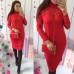  Платье силуэт с гипюром 