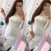 Платье силуэт с гипюром 