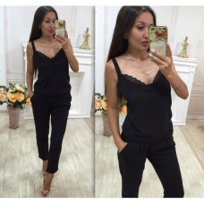 Комбез женский с кружевом 
