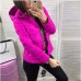 Женская стеганная куртка с капюшоном осень весна 