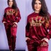 Спортивный костюм Корона бархат муар Большие размеры