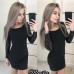 Нарядное вечернее платье спина и рукава пайетка
