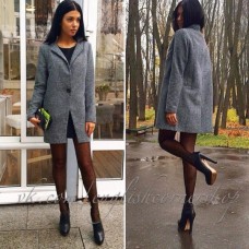 Женское короткое пальто твид Женское короткое пальто твид