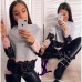 Женская кофта ангора с французским кружевом