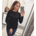 Свитер с жемчугом (разные цвета)
