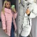 Теплое женское пальто с капюшоном наполнитель холлофайбер