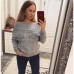 Свитер с открытыми плечами (разные цвета)