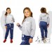 Спортивный костюм кофта с капюшоном и штаны турецкая двунитка на девочку и девочку подростка Спортивный костюм кофта с капюшоном и штаны турецкая двунитка на девочку и девочку подростка