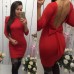 Платье с открытой спиной и бантиком 