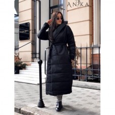 Женское теплое длинное пальто Женское теплое длинное пальто