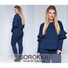 Костюм женский кофта и брюки Батал Костюм женский кофта и брюки Батал