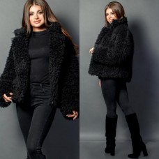 Короткая женская шуба искусственный мех коза Короткая женская шуба искусственный мех коза