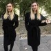 Кашемировое пальто на запах длина ниже колена