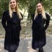 Кашемировое пальто на запах длина ниже колена