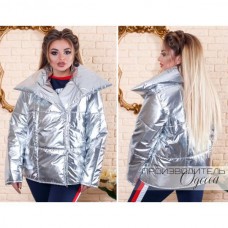Куртка серебро на завязках Батал ORIGINAL SILVER Куртка серебро на завязках Батал ORIGINAL SILVER
