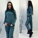 Костюм спортивный трехнитка петля меланж теплый