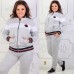 Спортивный костюм турецкая двунитка кофта на молнии штаны на манжетах Большие размеры