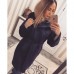 Женское осеннее пальто шерсть-букле с капюшоном 